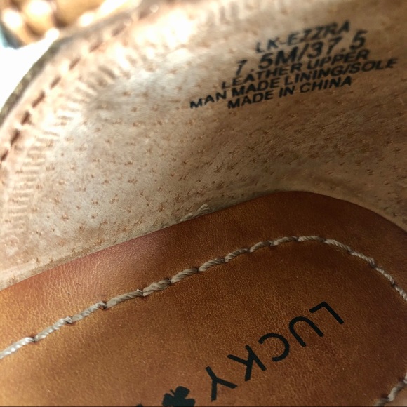 NEW Lucky Brand Ezzra t-strap sandal, size 7.5 - Picture 7 of 7